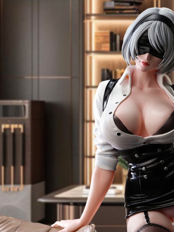 Jiuzhou Studio NieR:Automata Office Lady 2B Hot Sexy 1/4 Statue